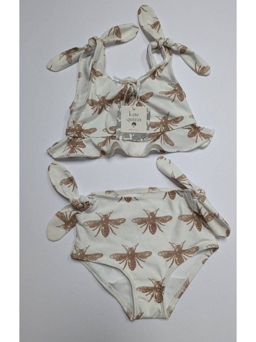 Kate Quinn Fennel Bees Bikini Set 5Y Swimsuit Swim